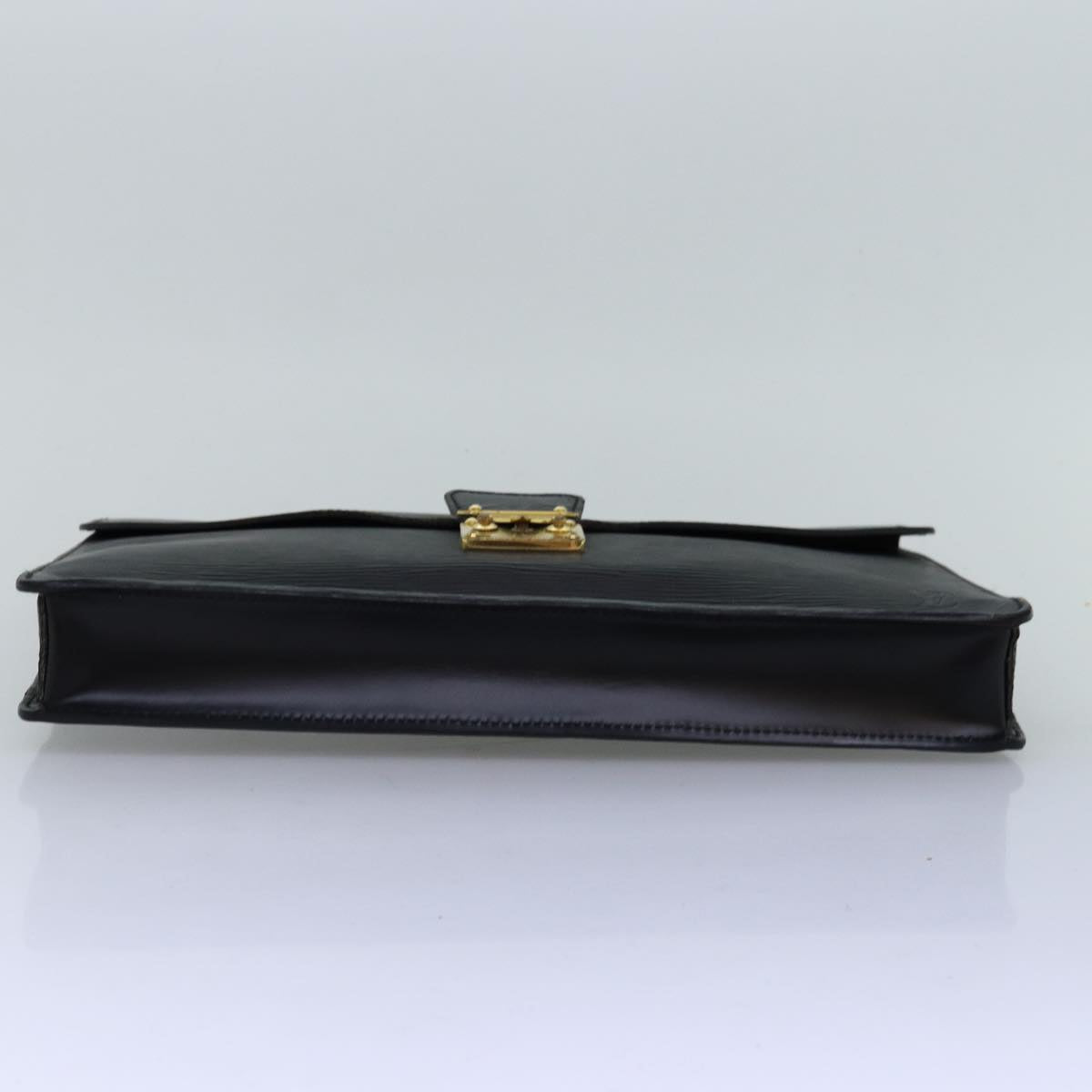 LOUIS VUITTON Epi Porte Documents Senateur Briefcase Black M54452 LV 74027