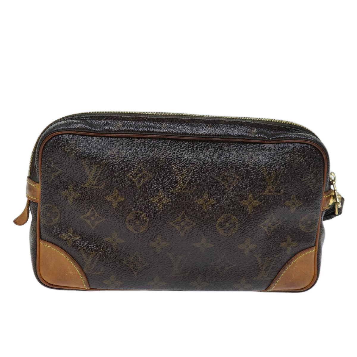 LOUIS VUITTON Monogram Marly Dragonne GM Clutch Bag M51825 LV 74033