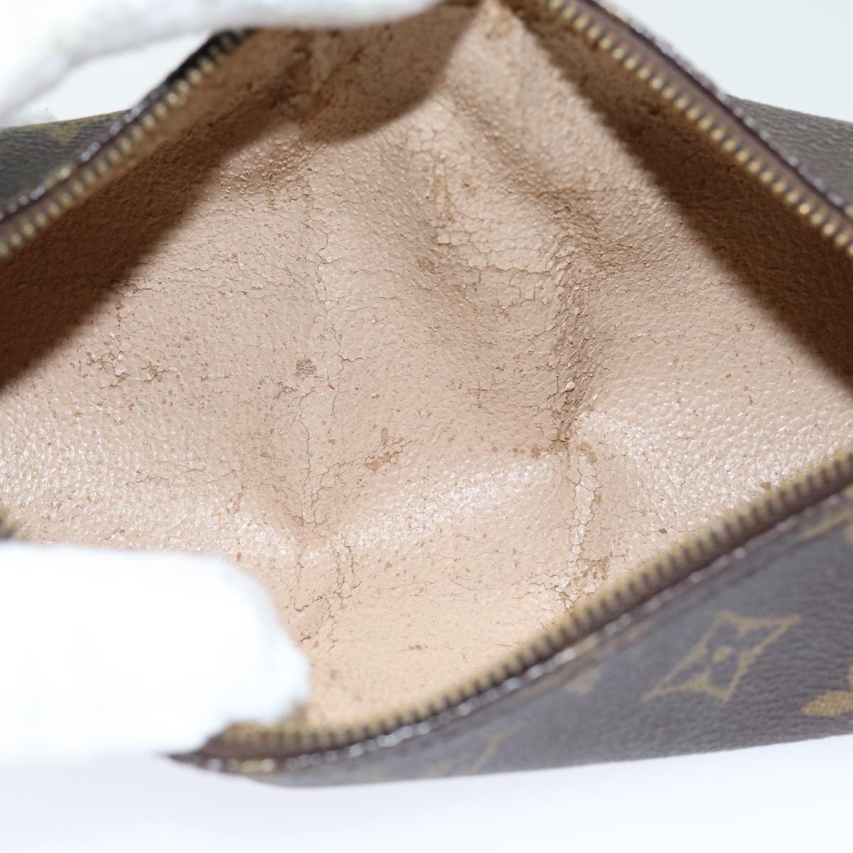 LOUIS VUITTON Monogram Trousse Rondo Pouch M47630 LV 74035