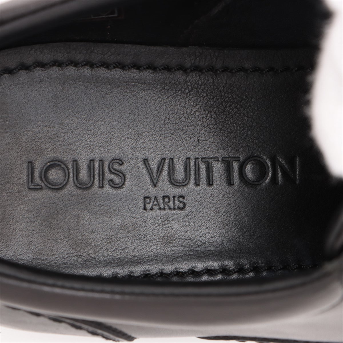 Louis Vuitton 11 Years 7  Leather Shoes Black FD0161