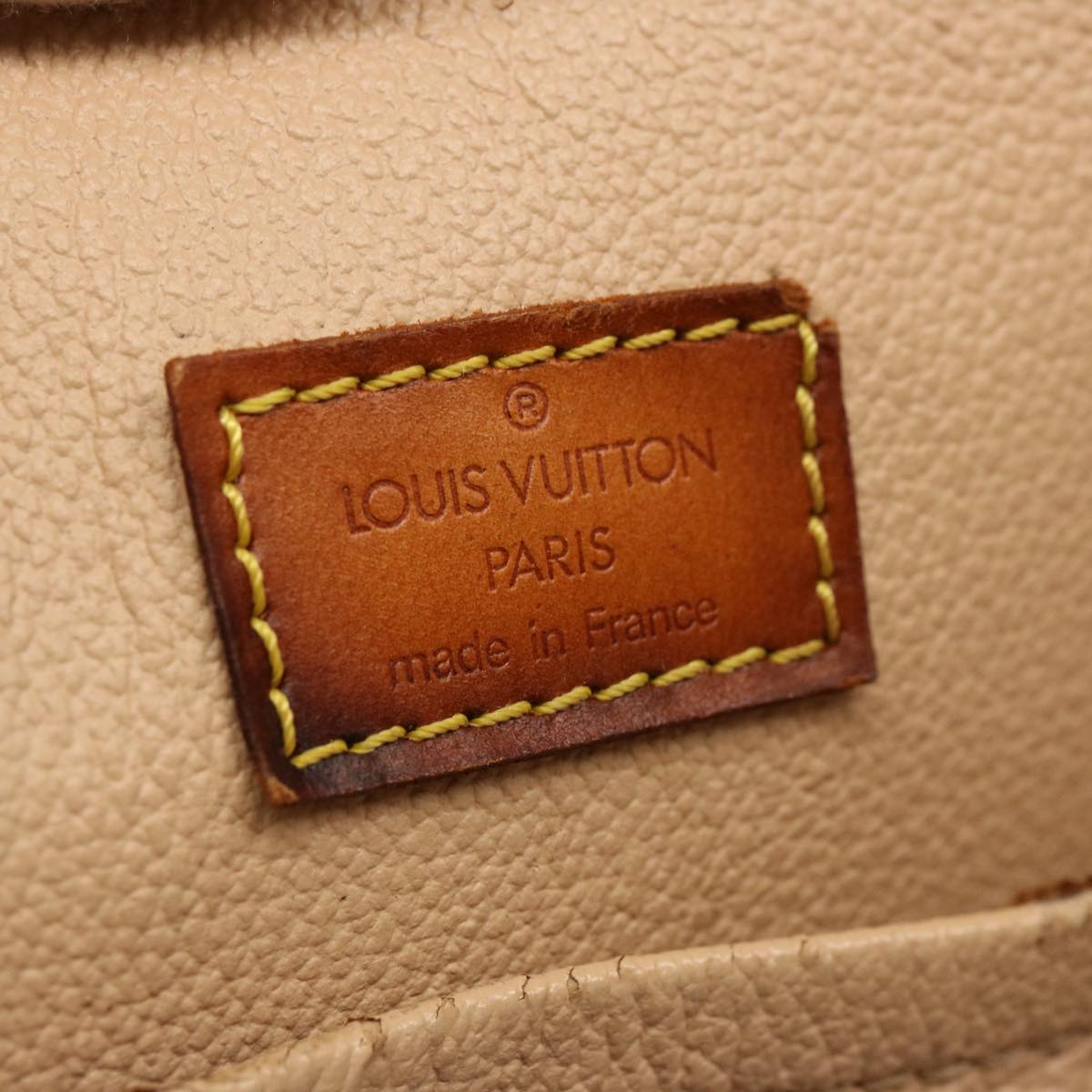 LOUIS VUITTON Monogram Sac Plat Hand Bag M51140 LV 74048