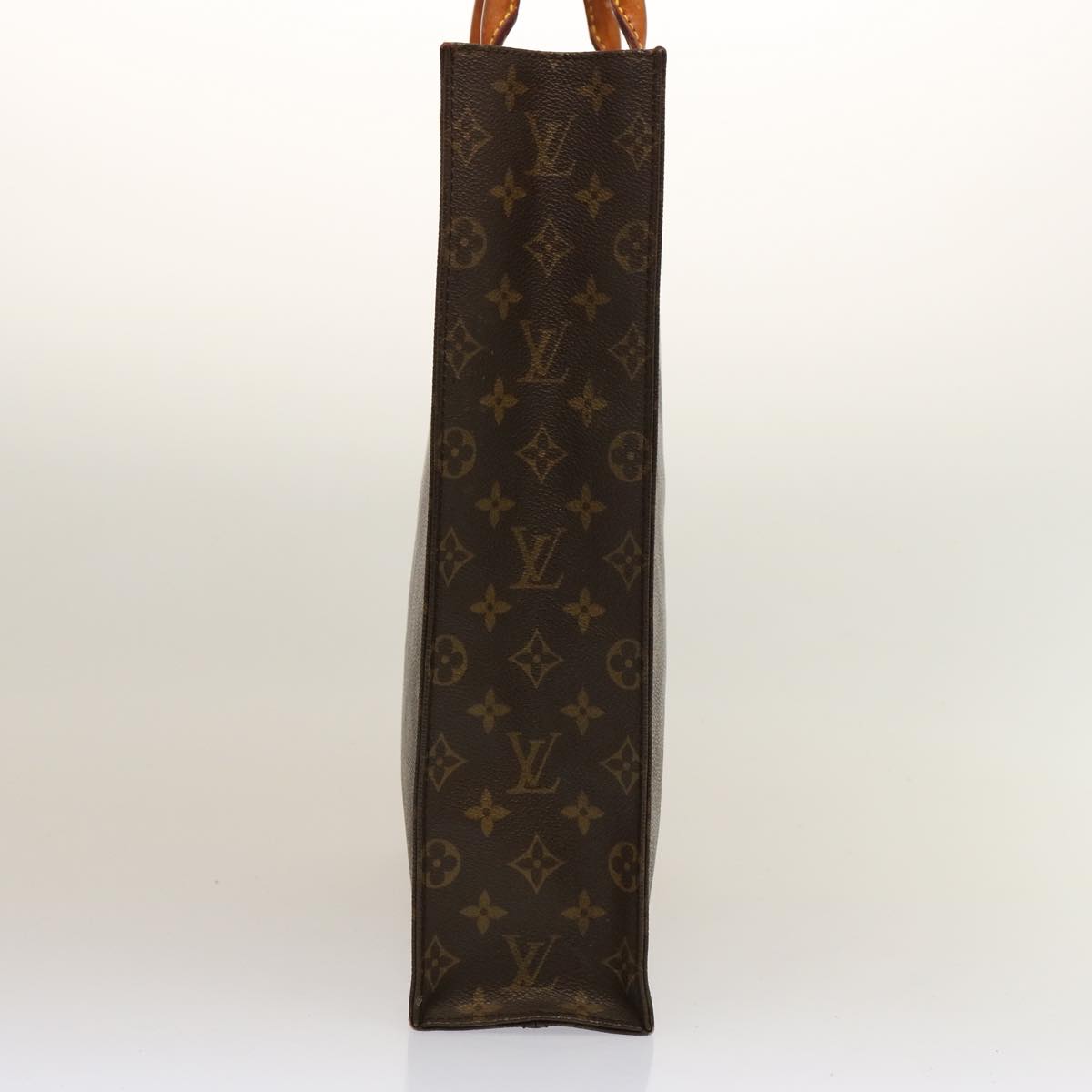 LOUIS VUITTON Monogram Sac Plat Hand Bag M51140 LV 74048