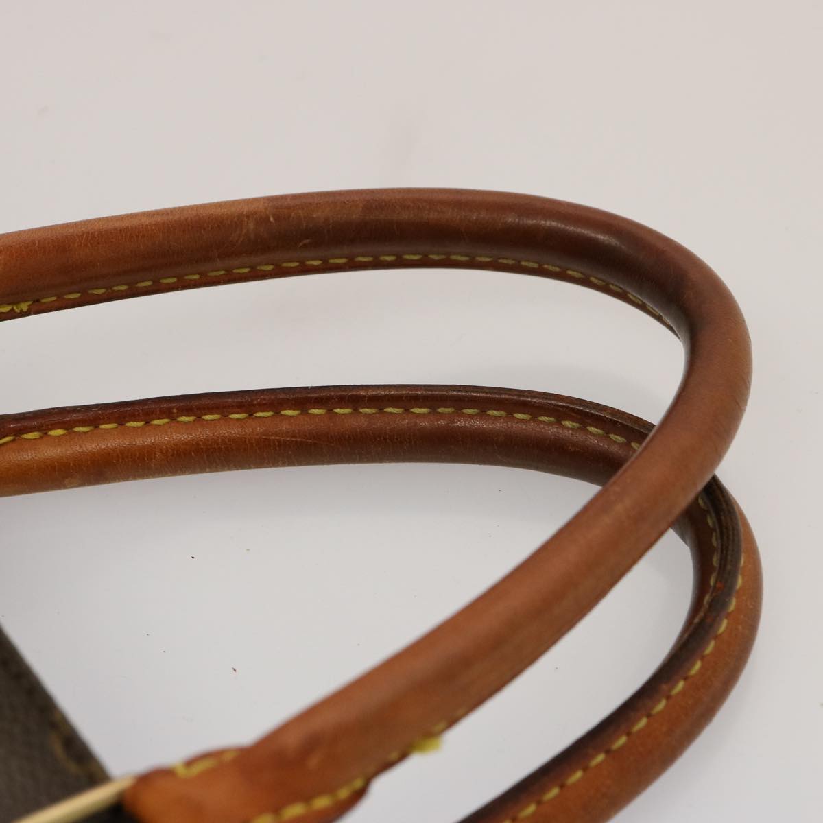 LOUIS VUITTON Monogram Sac Plat Hand Bag M51140 LV 74048