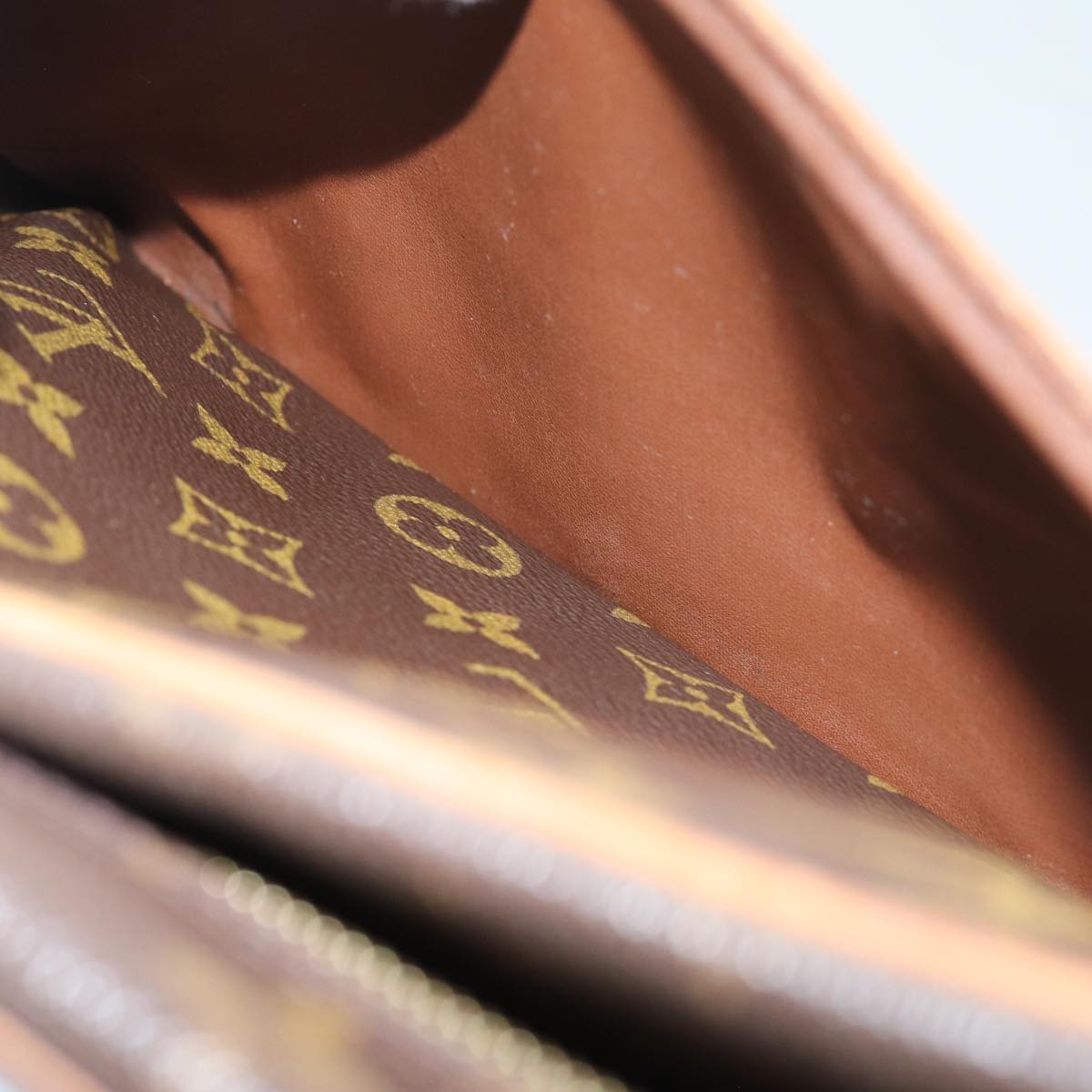 LOUIS VUITTON Monogram Compiegne 28 Clutch Bag M51845 LV 74054