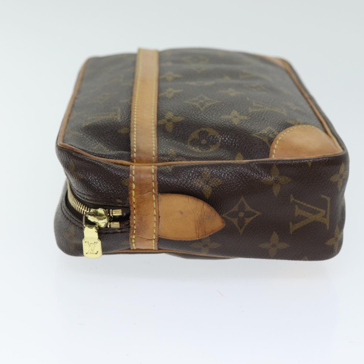 LOUIS VUITTON Monogram Compiegne 28 Clutch Bag M51845 LV 74054