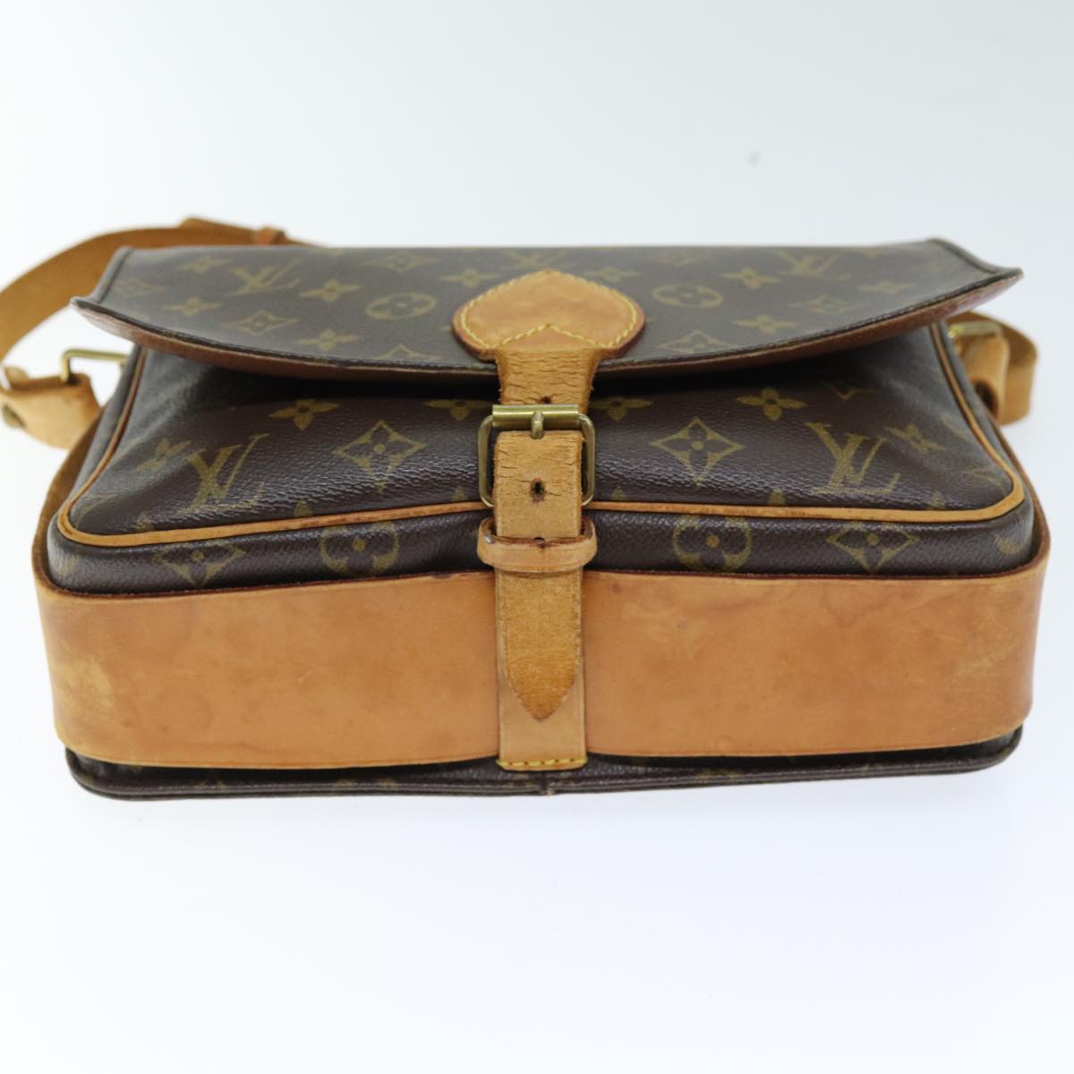 LOUIS VUITTON Monogram Cartouchiere GM Shoulder Bag M51252 LV 74063