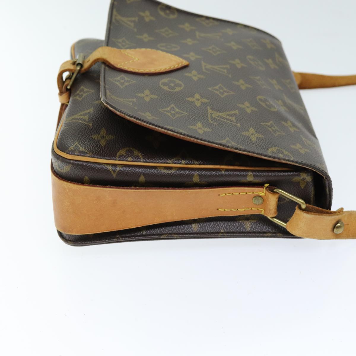 LOUIS VUITTON Monogram Cartouchiere GM Shoulder Bag M51252 LV 74063