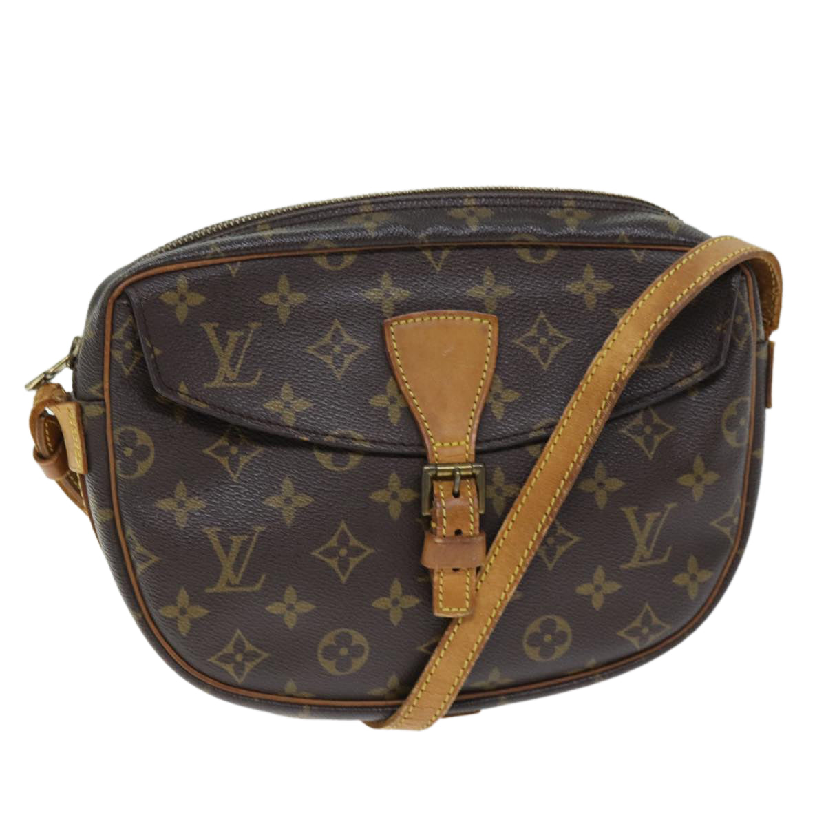 LOUIS VUITTON Monogram Jeune Fille MM Shoulder Bag M51226 LV 74068