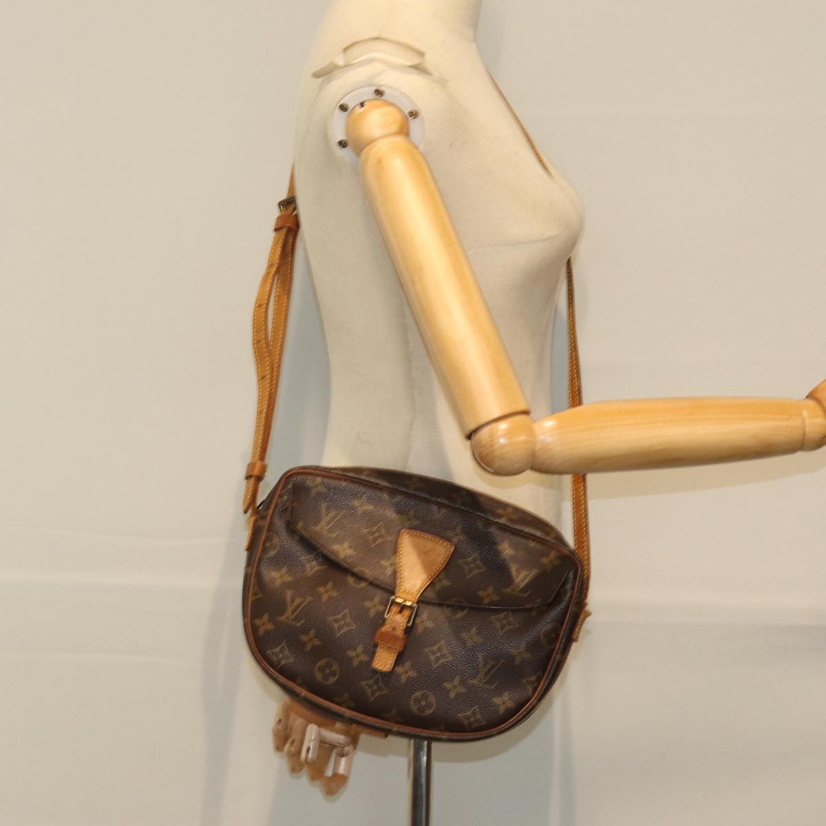 LOUIS VUITTON Monogram Jeune Fille MM Shoulder Bag M51226 LV 74068