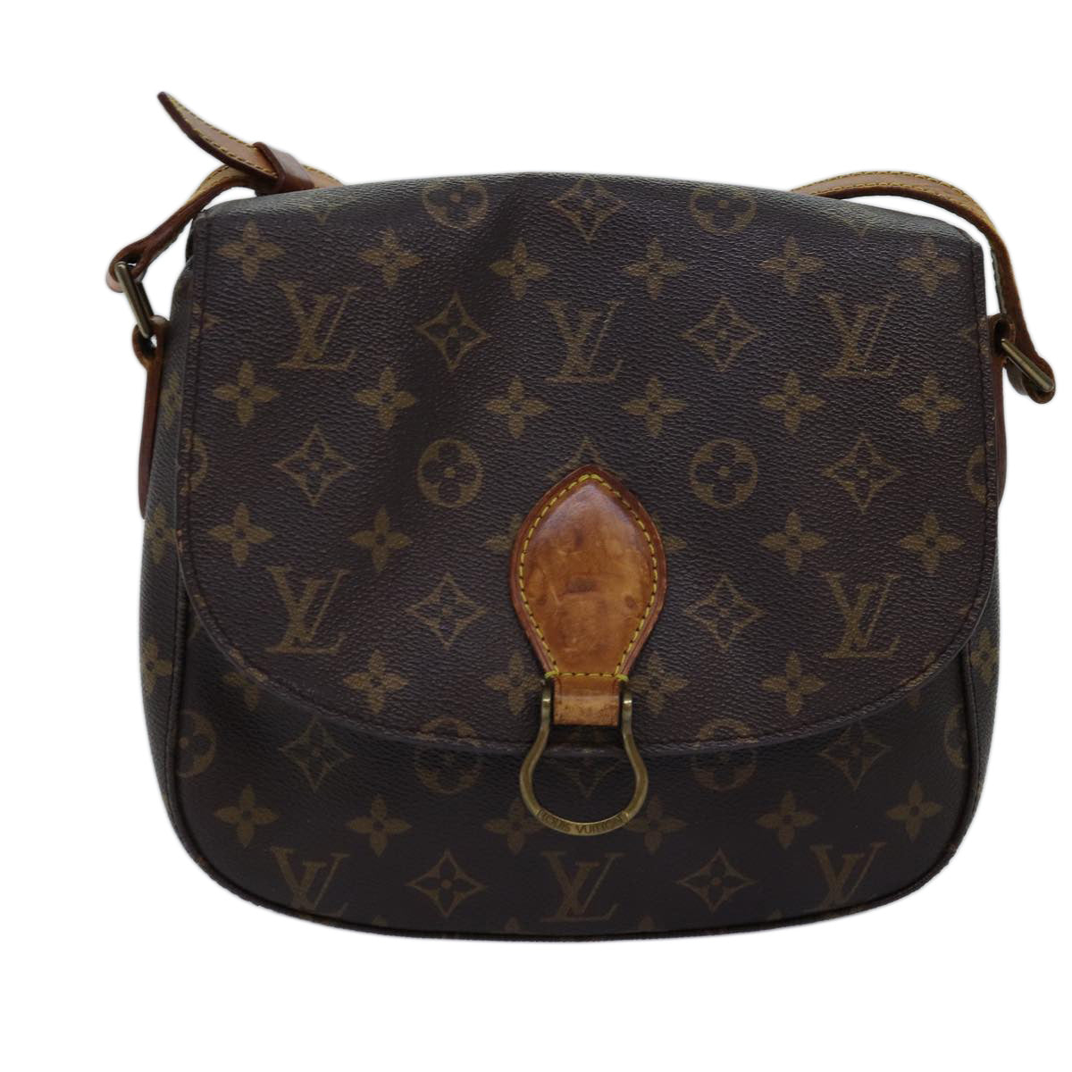 LOUIS VUITTON Monogram Saint Cloud GM Shoulder Bag M51242 LV 74069