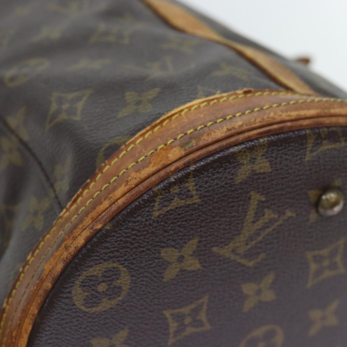 LOUIS VUITTON Monogram Bucket GM Shoulder Bag M42236 LV 74078