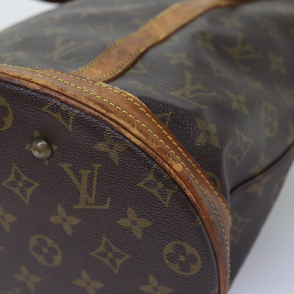 LOUIS VUITTON Monogram Bucket GM Shoulder Bag M42236 LV 74078