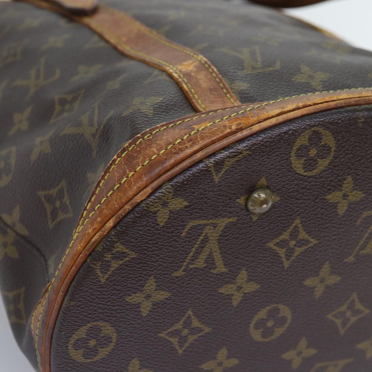 LOUIS VUITTON Monogram Bucket GM Shoulder Bag M42236 LV 74078