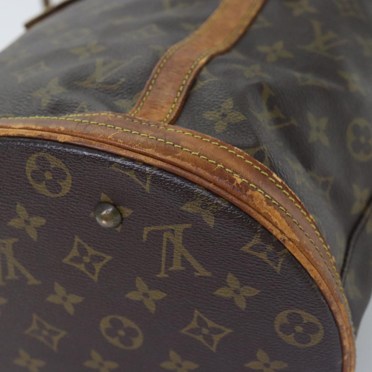 LOUIS VUITTON Monogram Bucket GM Shoulder Bag M42236 LV 74078