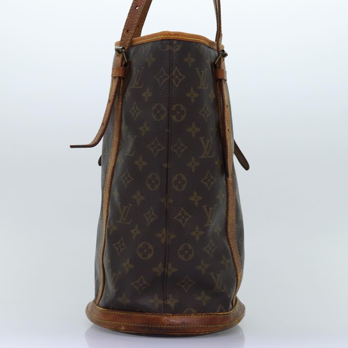 LOUIS VUITTON Monogram Bucket GM Shoulder Bag M42236 LV 74078