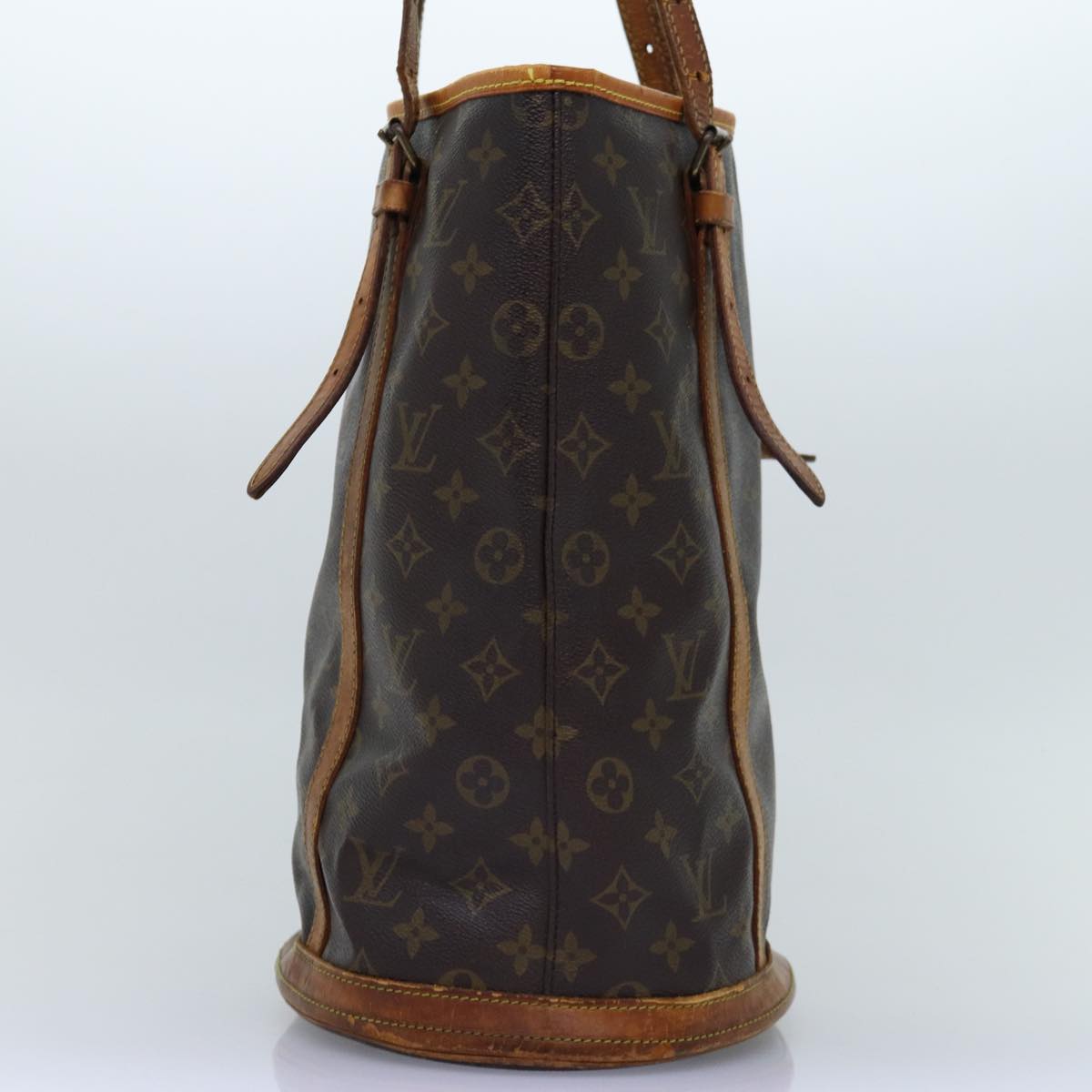 LOUIS VUITTON Monogram Bucket GM Shoulder Bag M42236 LV 74078