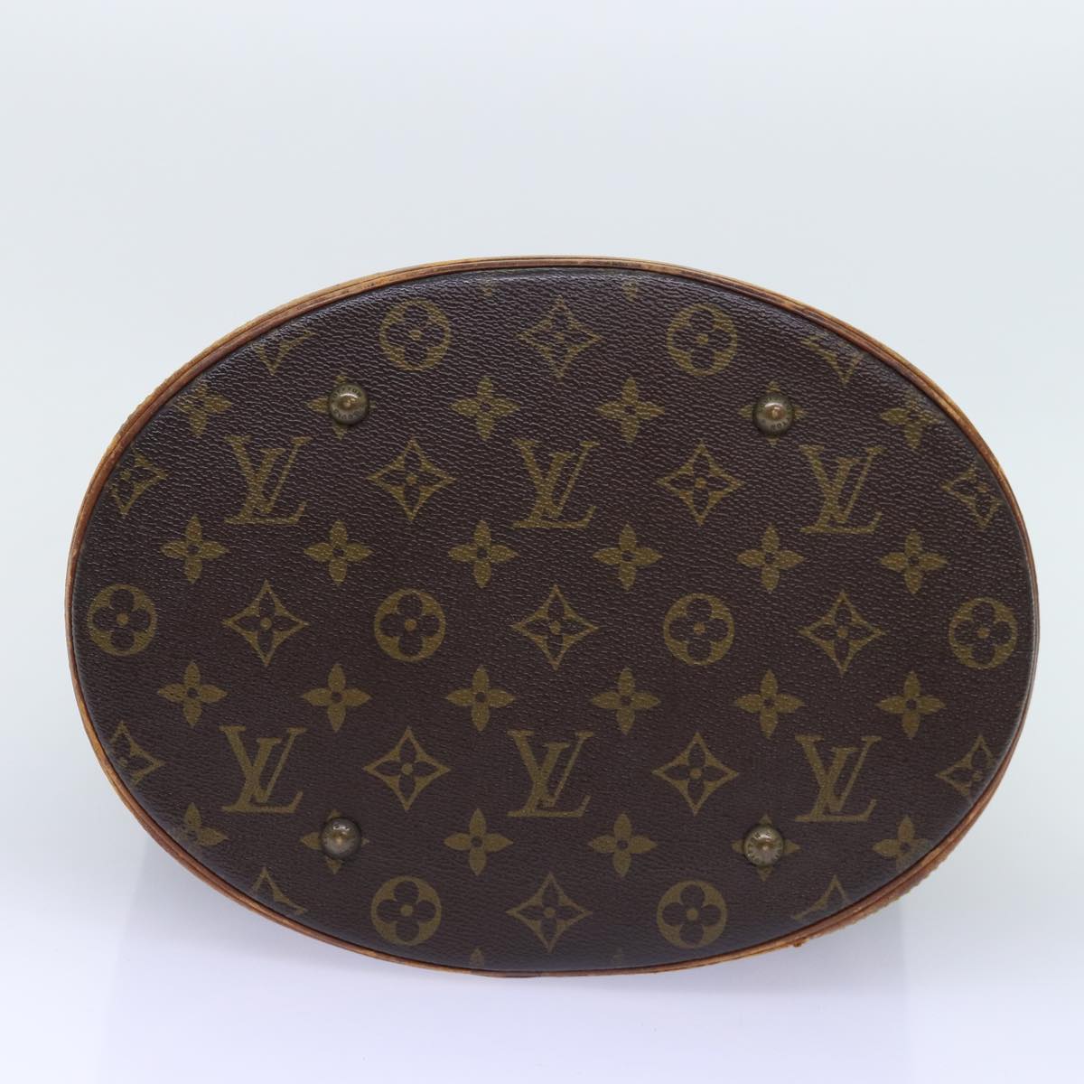 LOUIS VUITTON Monogram Bucket GM Shoulder Bag M42236 LV 74078