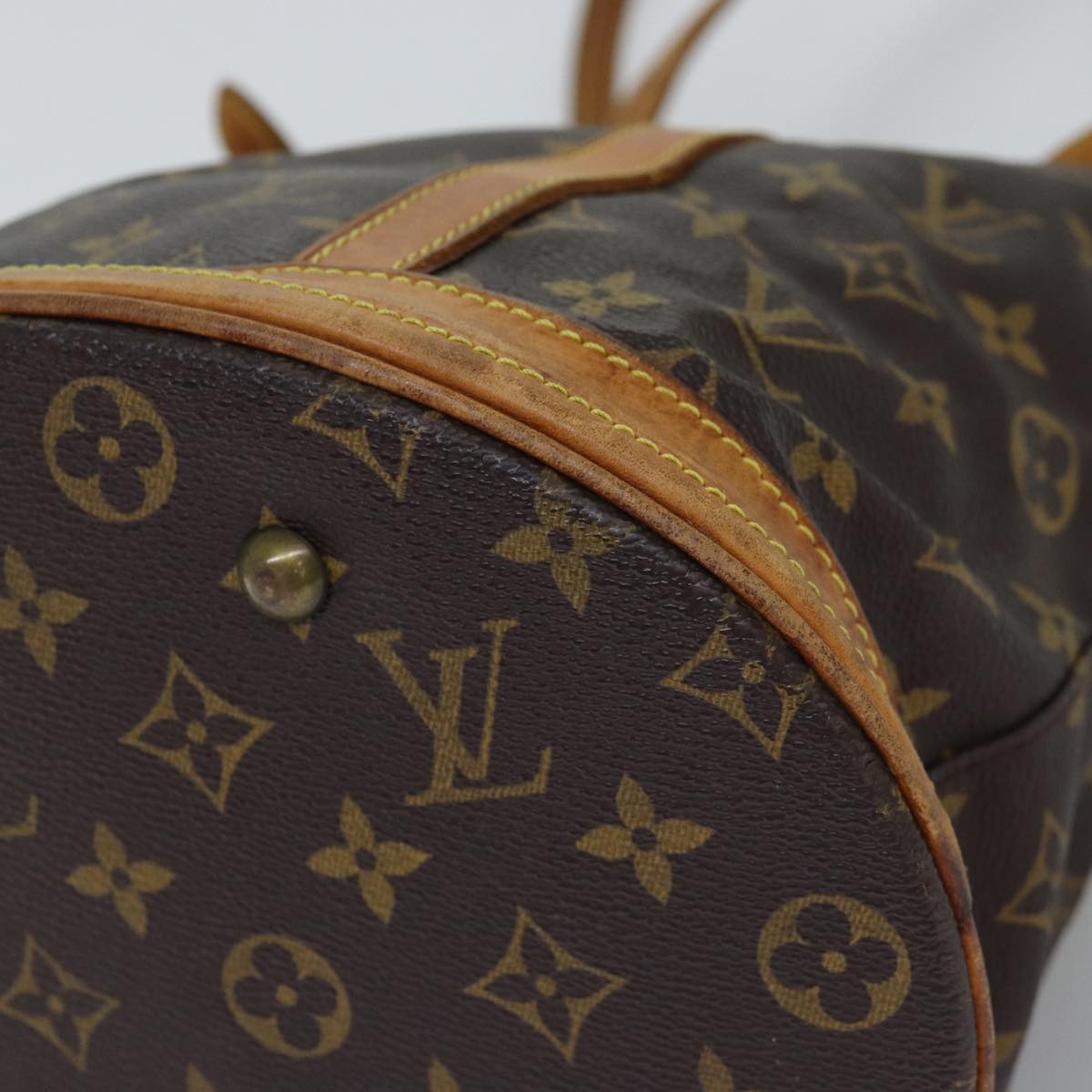 LOUIS VUITTON Monogram Bucket GM Shoulder Bag M42236 LV 74079