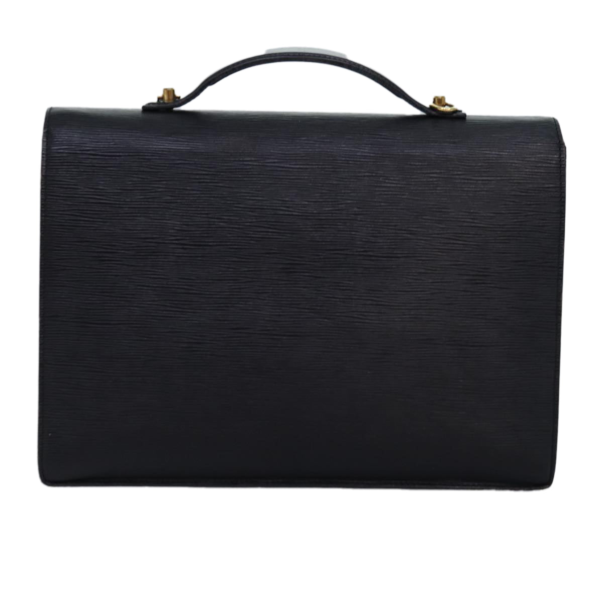 LOUIS VUITTON Epi Porte Documents Bandouliere Briefcase Black M54467 74087