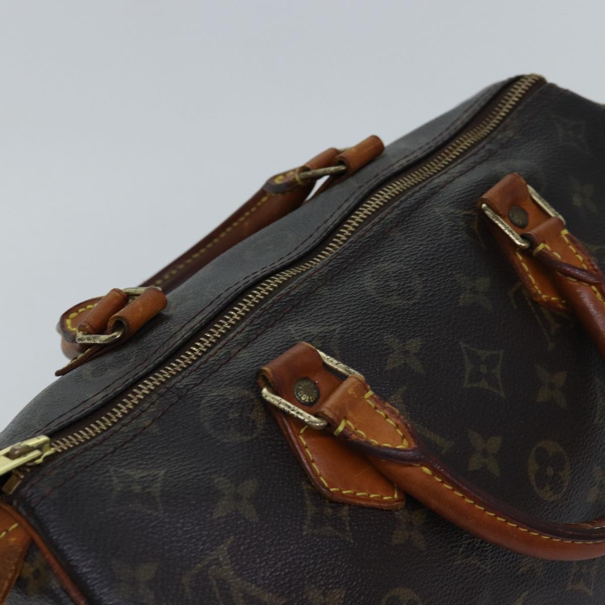 LOUIS VUITTON Monogram Speedy 30 Hand Bag M41526 LV 74090
