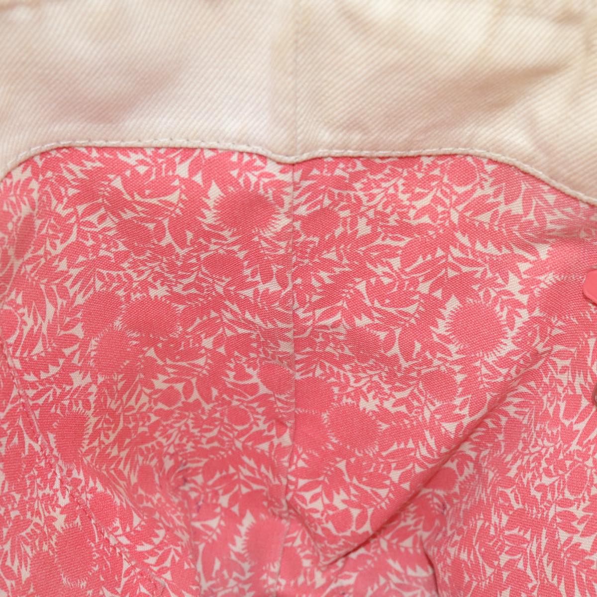 LOUIS VUITTON Cabas MM Tote Bag Canvas Pink Coraille M94502 LV 74101