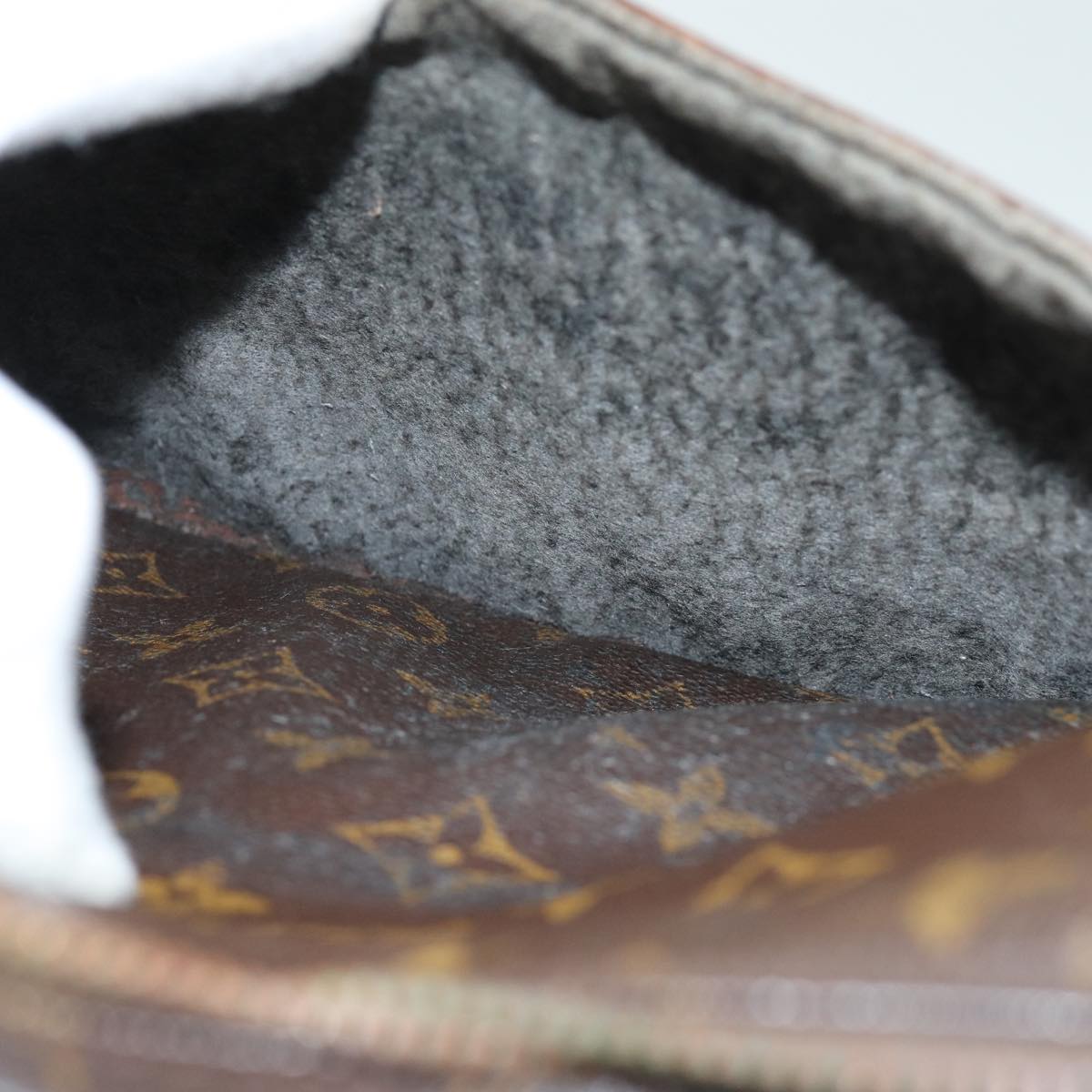 LOUIS VUITTON Monogram Compiegne 28 Clutch Bag M51845 LV 74113