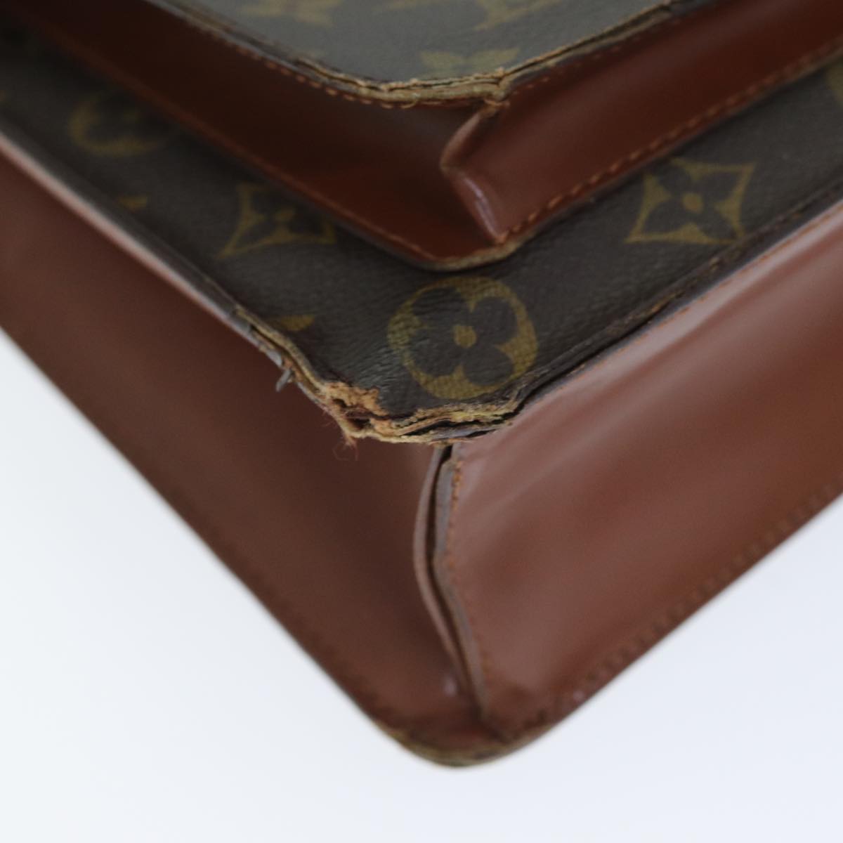 LOUIS VUITTON Monogram Monceau Hand Bag 2way M51185 LV 74124
