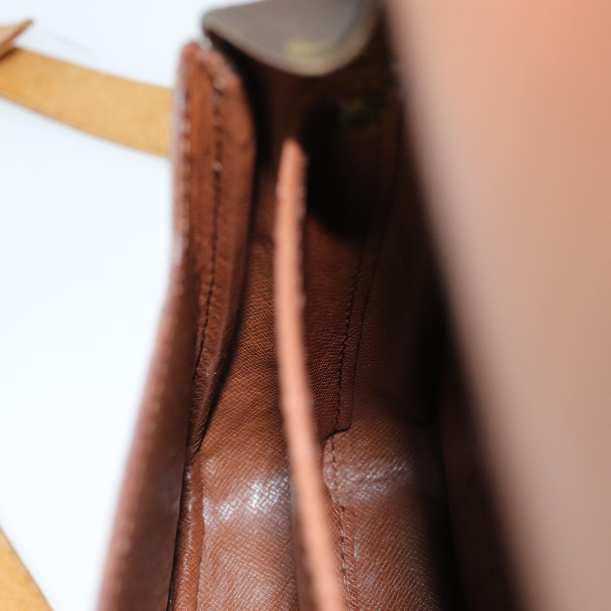 LOUIS VUITTON Monogram Cartouchiere MM Shoulder Bag M51253 LV 74129