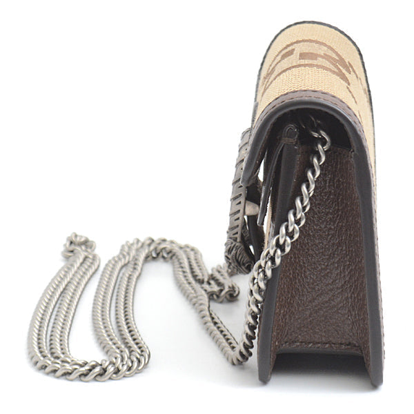 Luxury Gucci Trending 2025 Jumbo GG Dionysus Chain Shoulder Bag 2WAY Beige