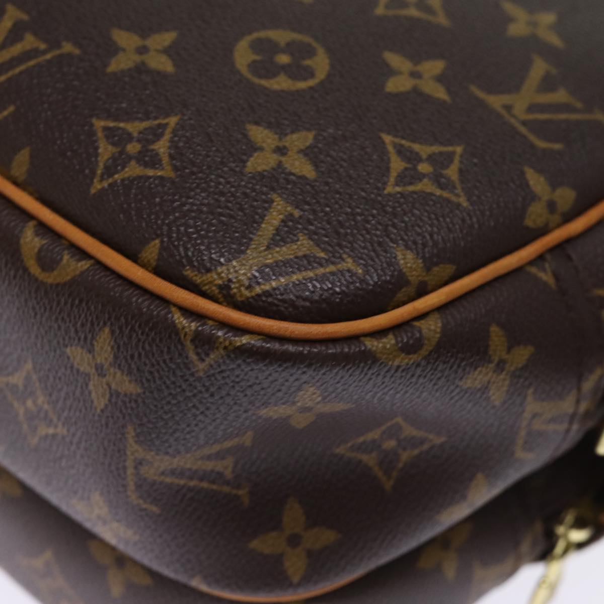 LOUIS VUITTON Monogram Reporter PM Shoulder Bag M45254 LV 74136