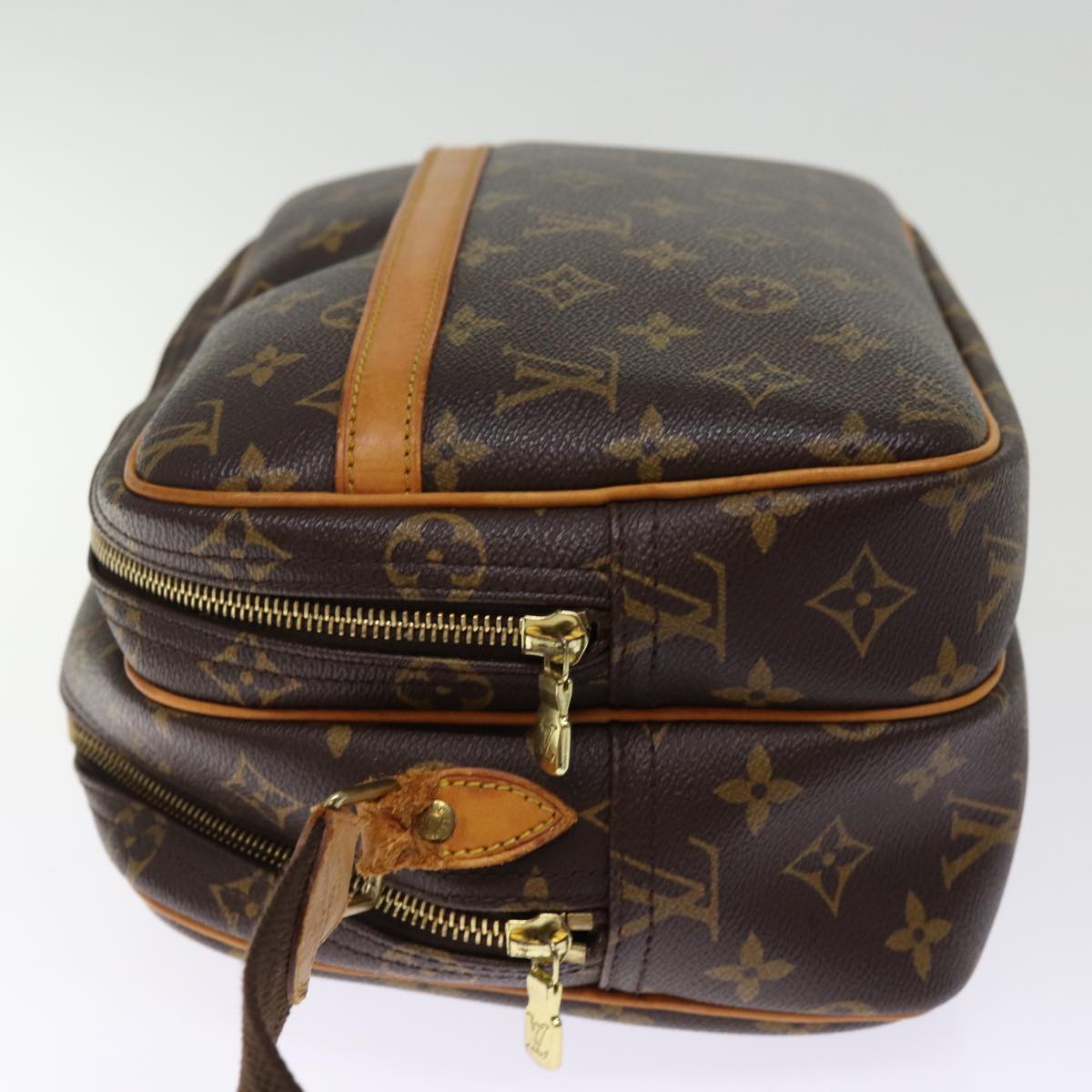 LOUIS VUITTON Monogram Reporter PM Shoulder Bag M45254 LV 74136