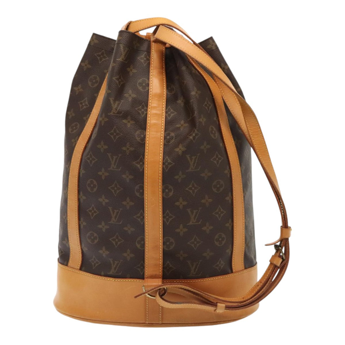 LOUIS VUITTON Monogram Randonnee GM Shoulder Bag M42244 LV 74162