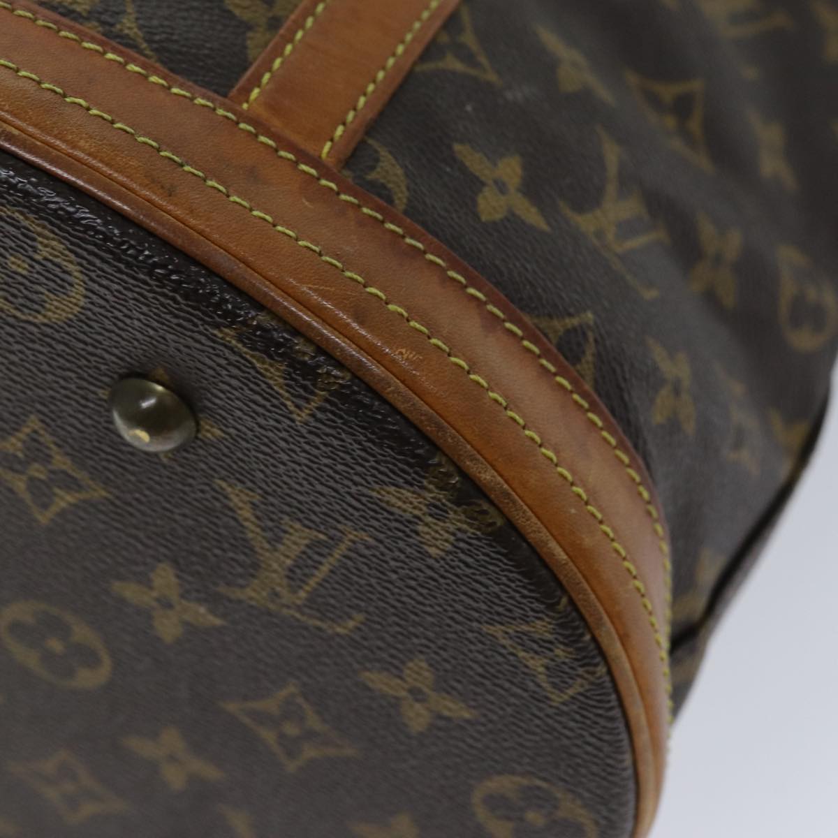LOUIS VUITTON Monogram Bucket GM Shoulder Bag M42236 LV 74163