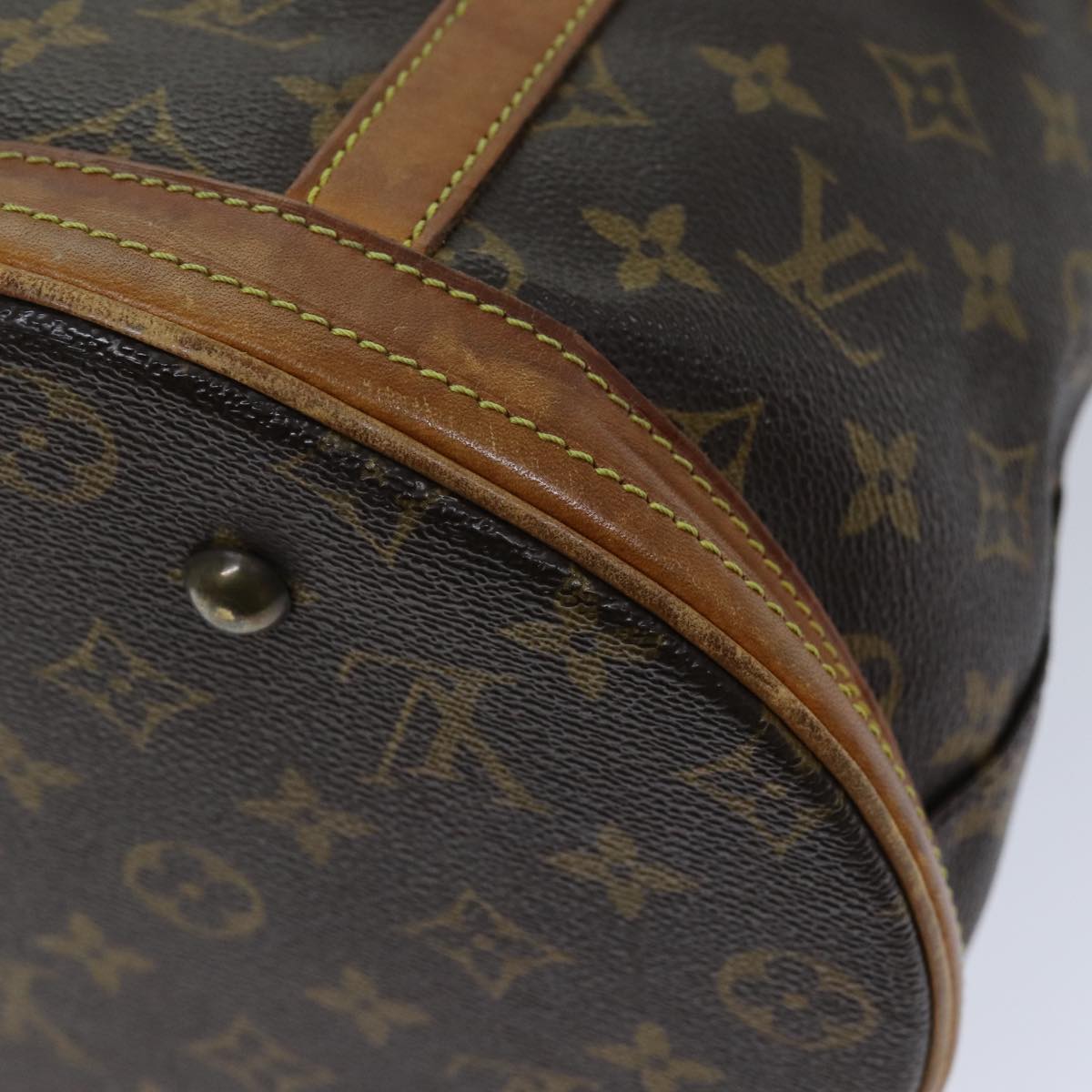 LOUIS VUITTON Monogram Bucket GM Shoulder Bag M42236 LV 74163