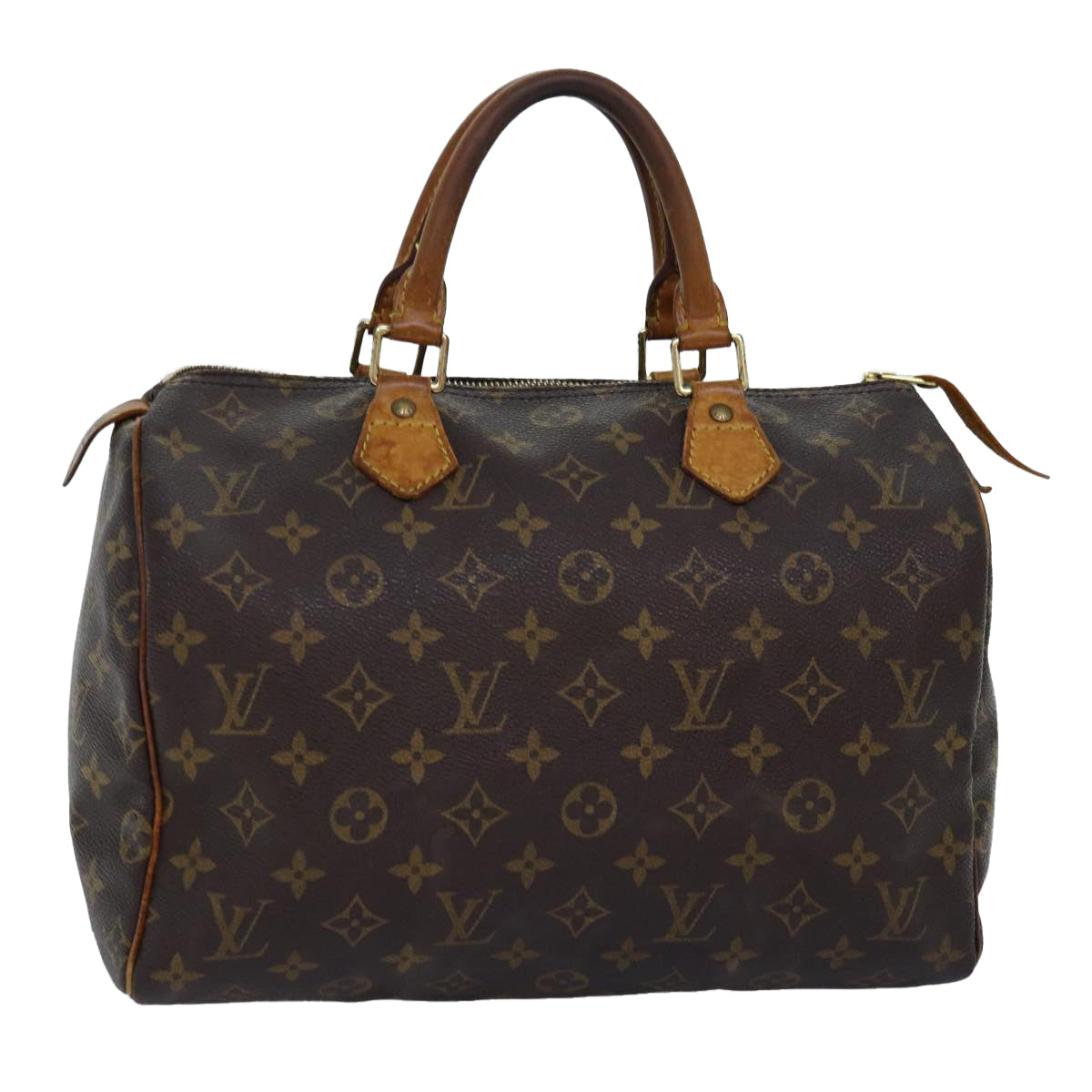 LOUIS VUITTON Monogram Speedy 30 Hand Bag M41526 LV 74168