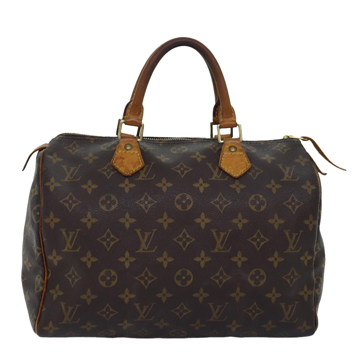 LOUIS VUITTON Monogram Speedy 30 Hand Bag M41526 LV 74168