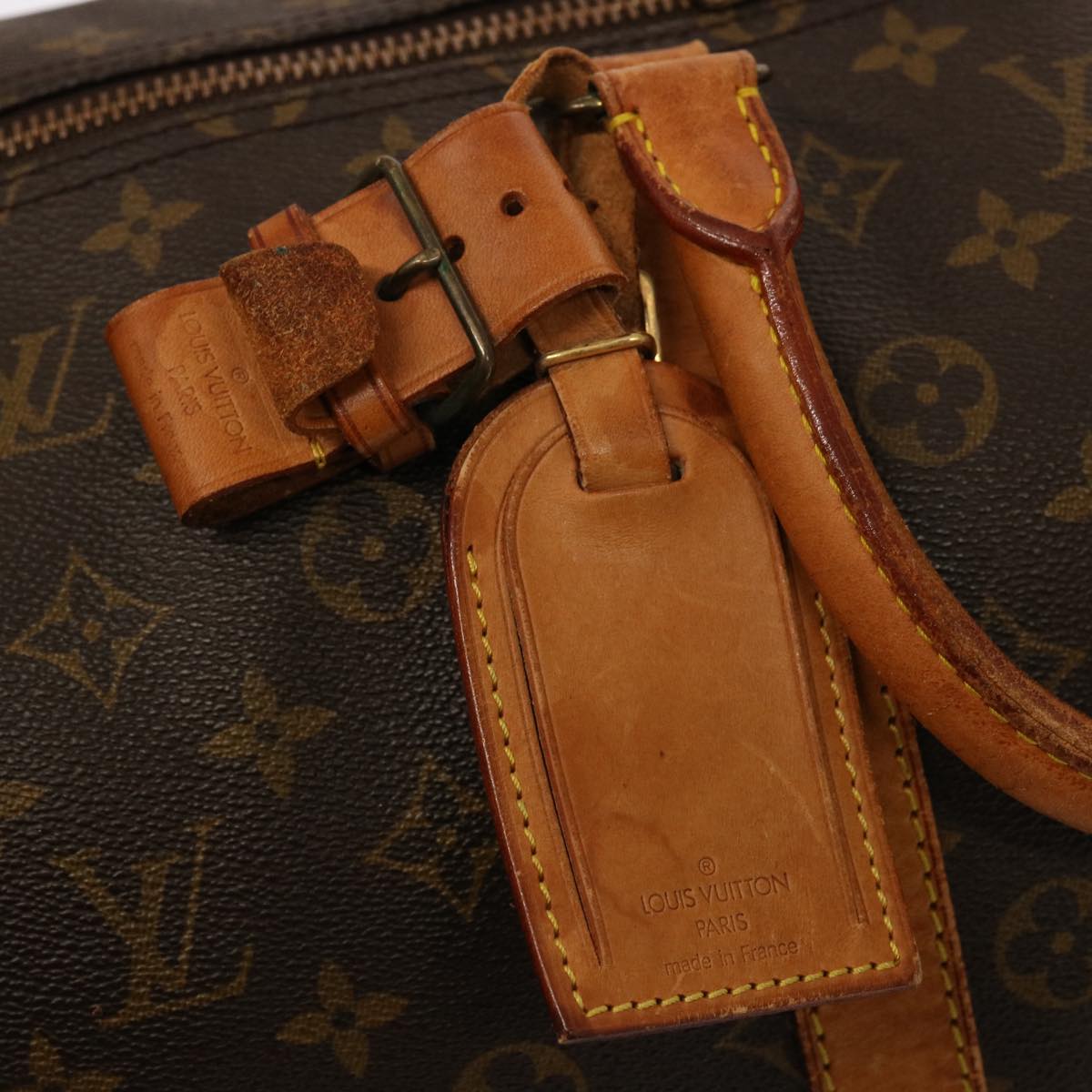 LOUIS VUITTON Monogram Keepall Bandouliere 55 Boston Bag M41414 LV 74178