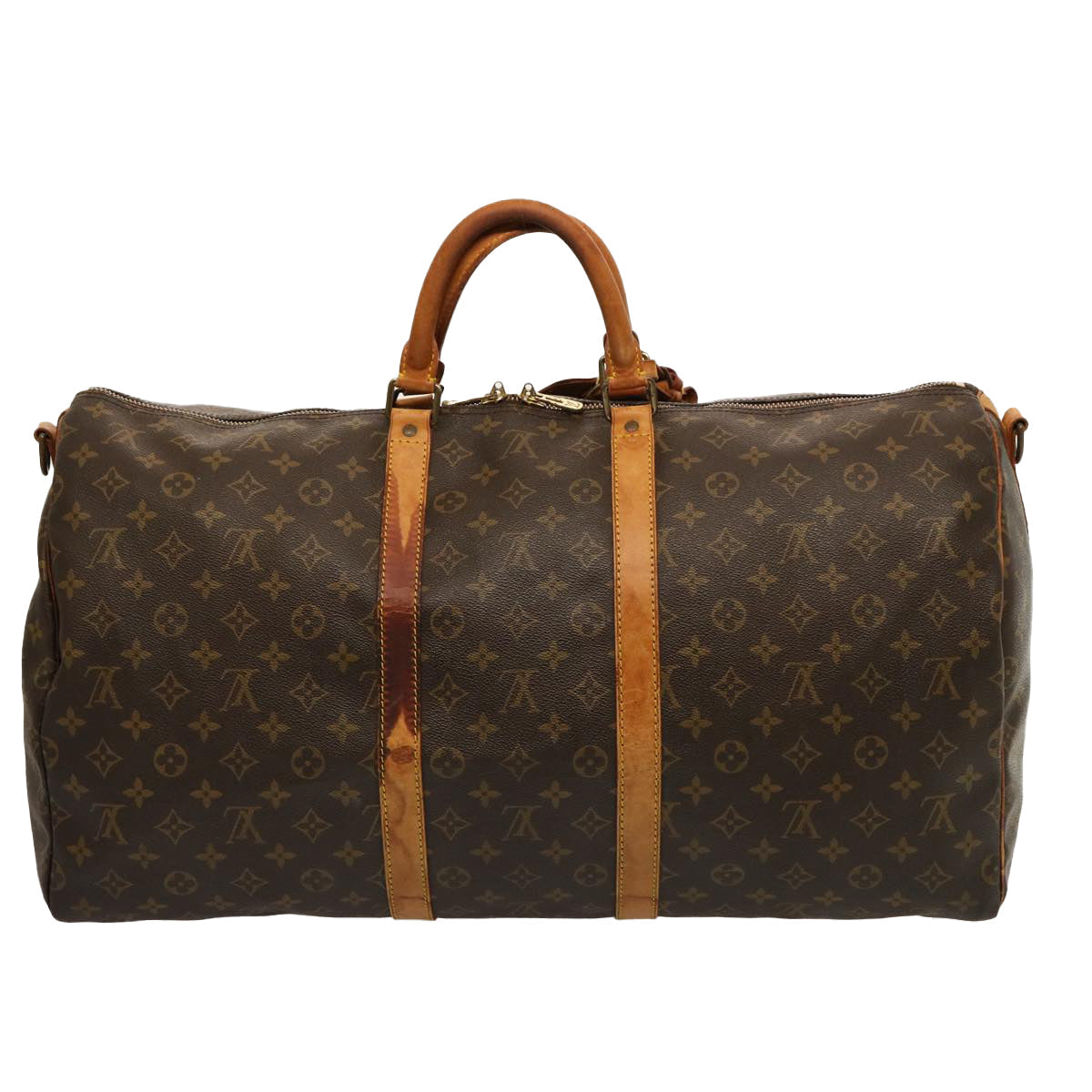 LOUIS VUITTON Monogram Keepall Bandouliere 55 Boston Bag M41414 LV 74178