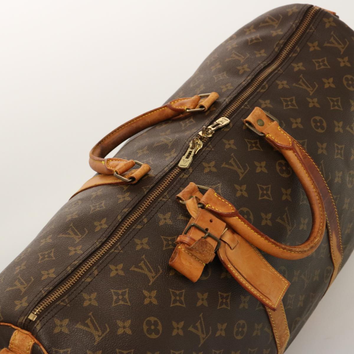 LOUIS VUITTON Monogram Keepall Bandouliere 55 Boston Bag M41414 LV 74178