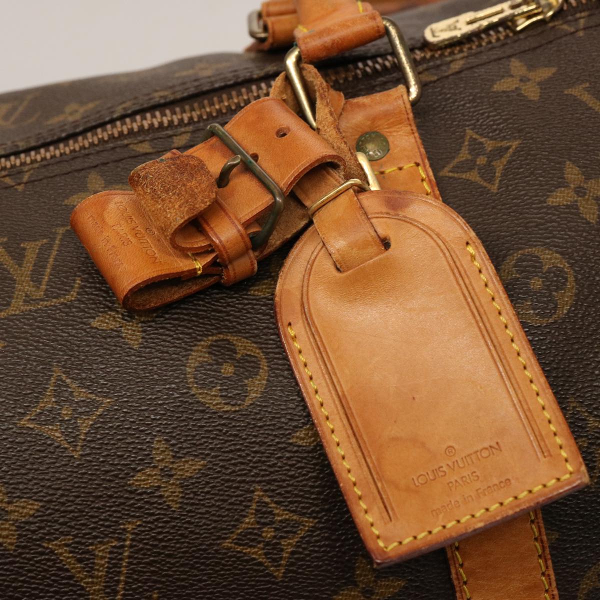 LOUIS VUITTON Monogram Keepall Bandouliere 55 Boston Bag M41414 LV 74178
