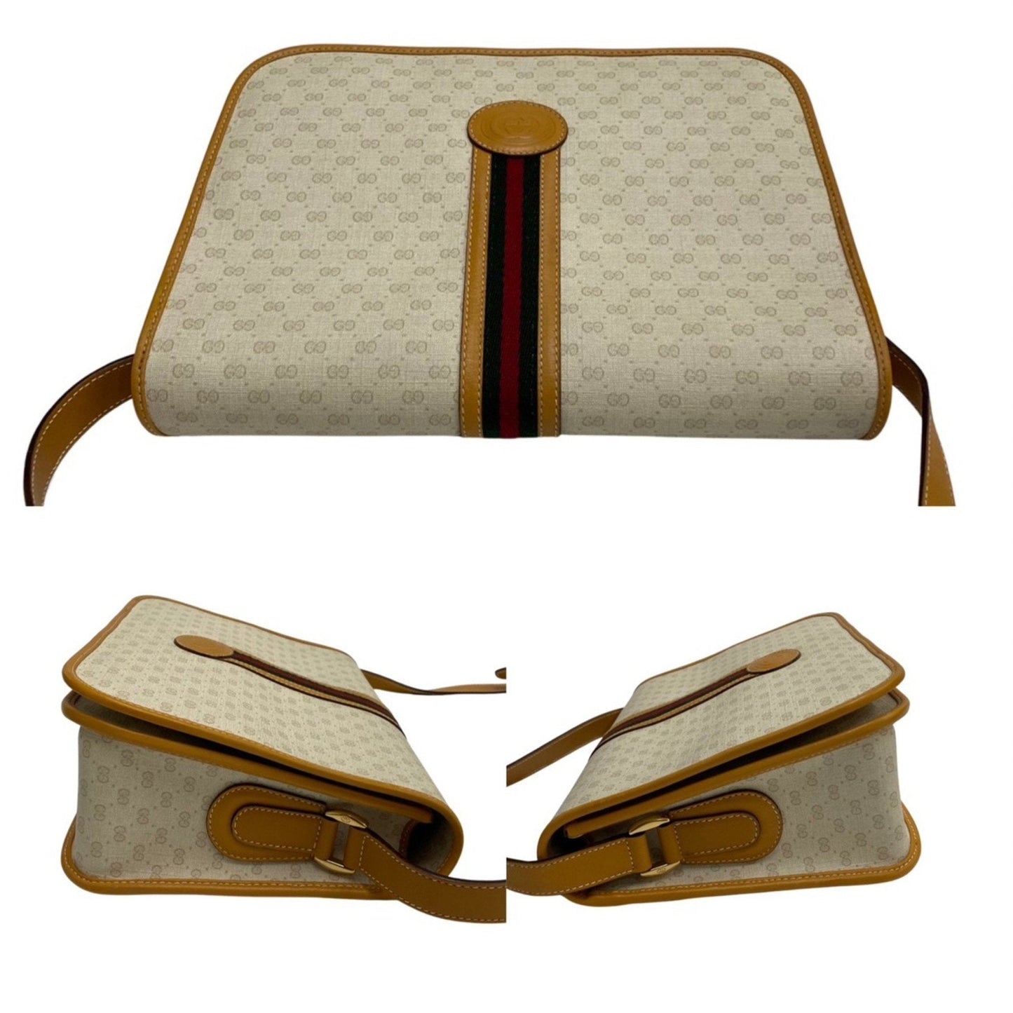 Luxury Gucci Trending 2025 Sherry  Canvas Shoulder Bag ()