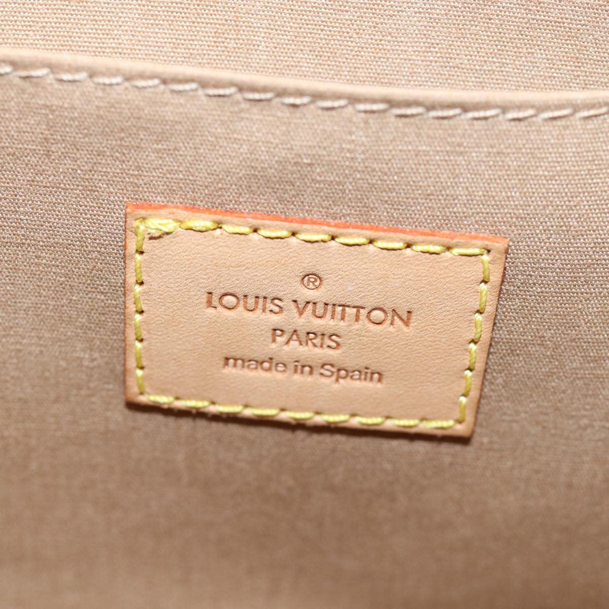 LOUIS VUITTON Monogram Vernis Roxbury Drive Hand Bag Noisette M91372 74252