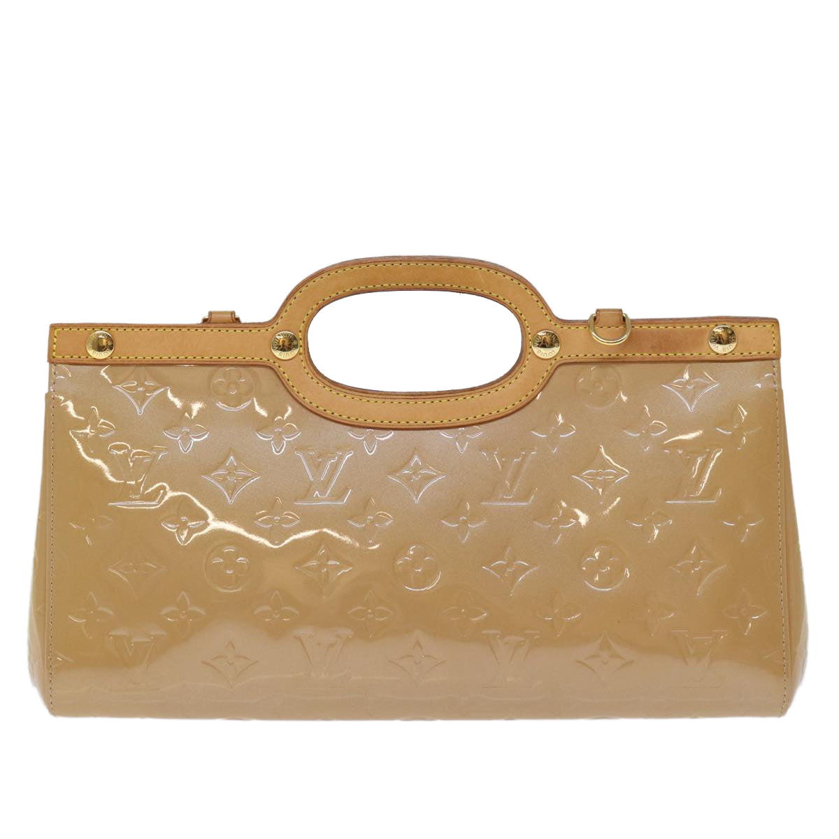 LOUIS VUITTON Monogram Vernis Roxbury Drive Hand Bag Noisette M91372 74252
