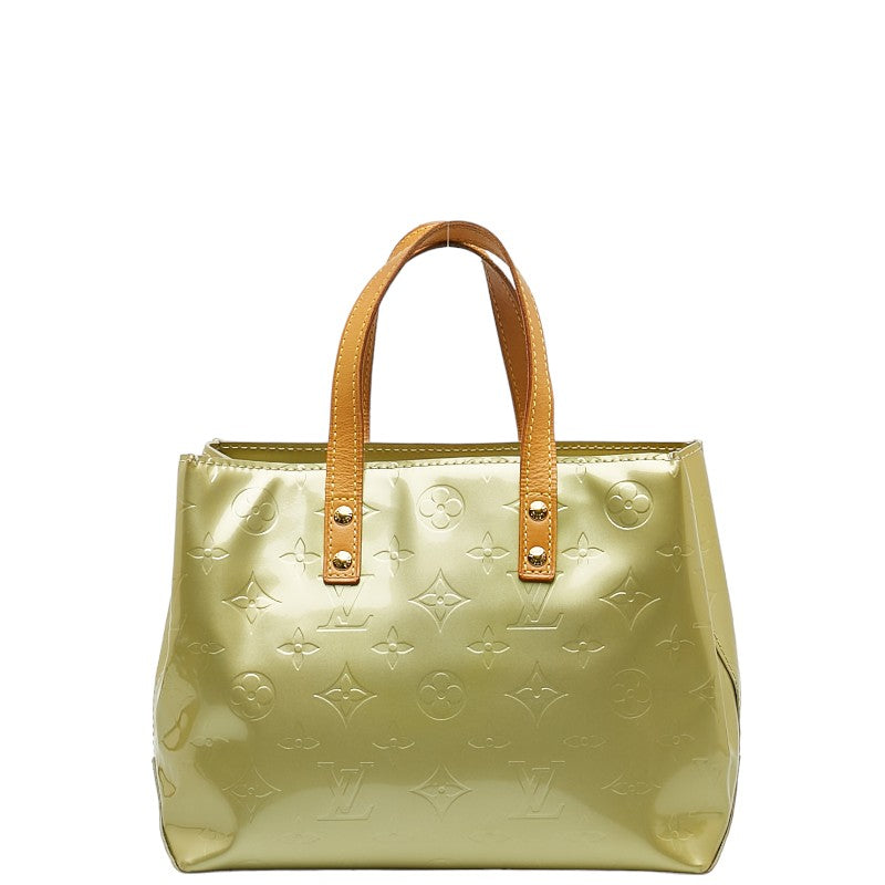 Louis Vuitton Monogram Vernis Reed PM Handbag M91145 Grey Silver Patent Leather  Louis Vuitton