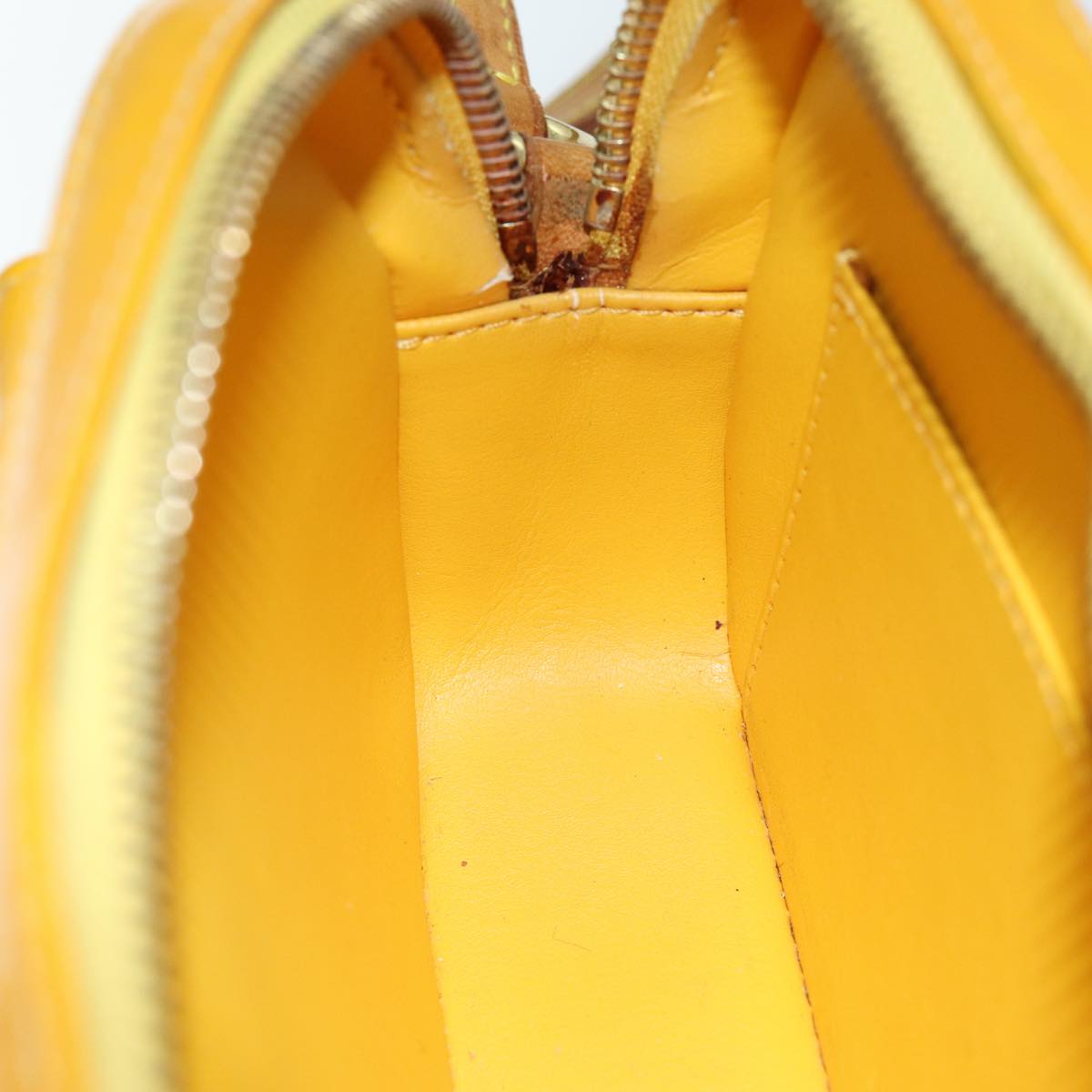 LOUIS VUITTON Monogram Vernis Christy MM Shoulder Bag Jaune M91108 LV 74268