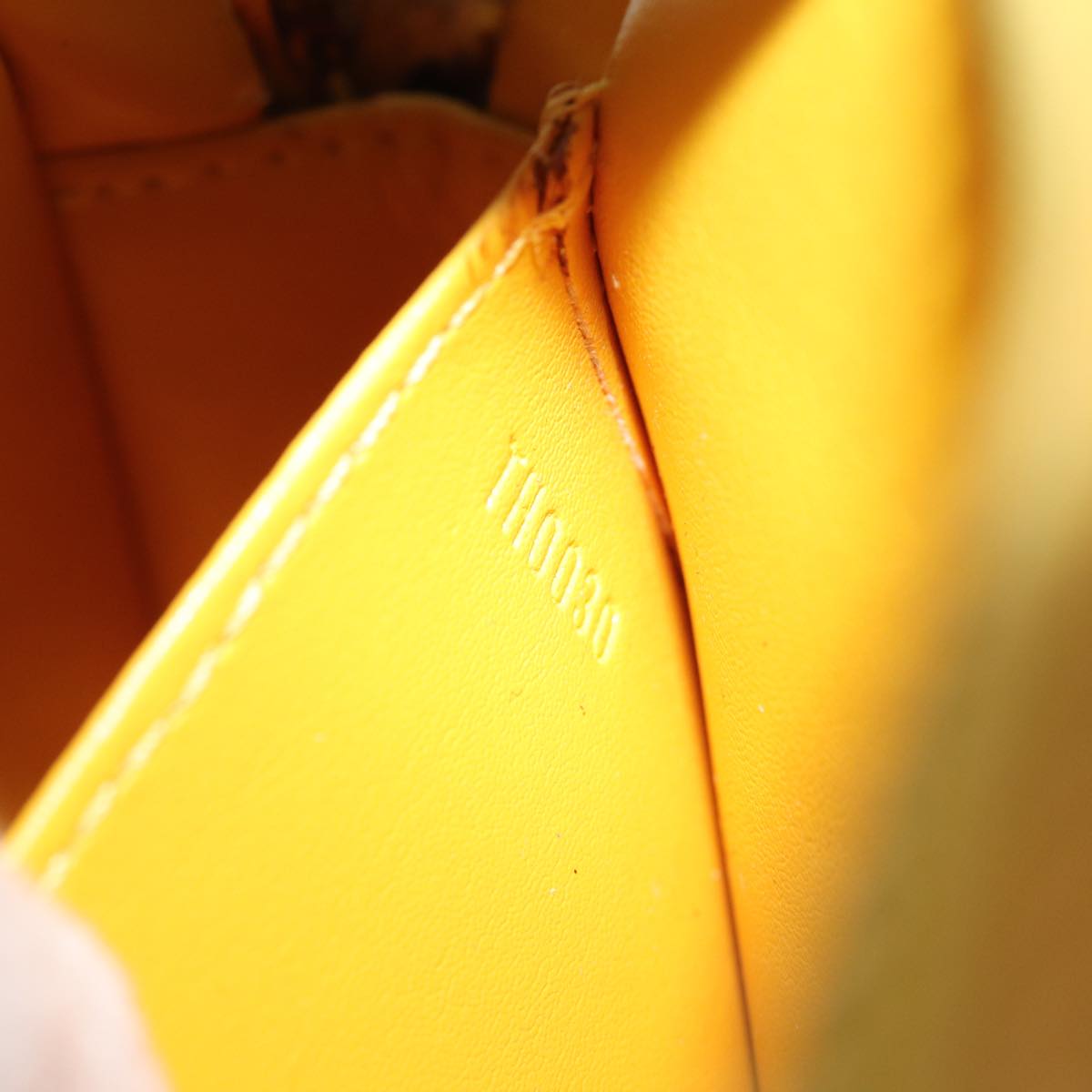 LOUIS VUITTON Monogram Vernis Christy MM Shoulder Bag Jaune M91108 LV 74268