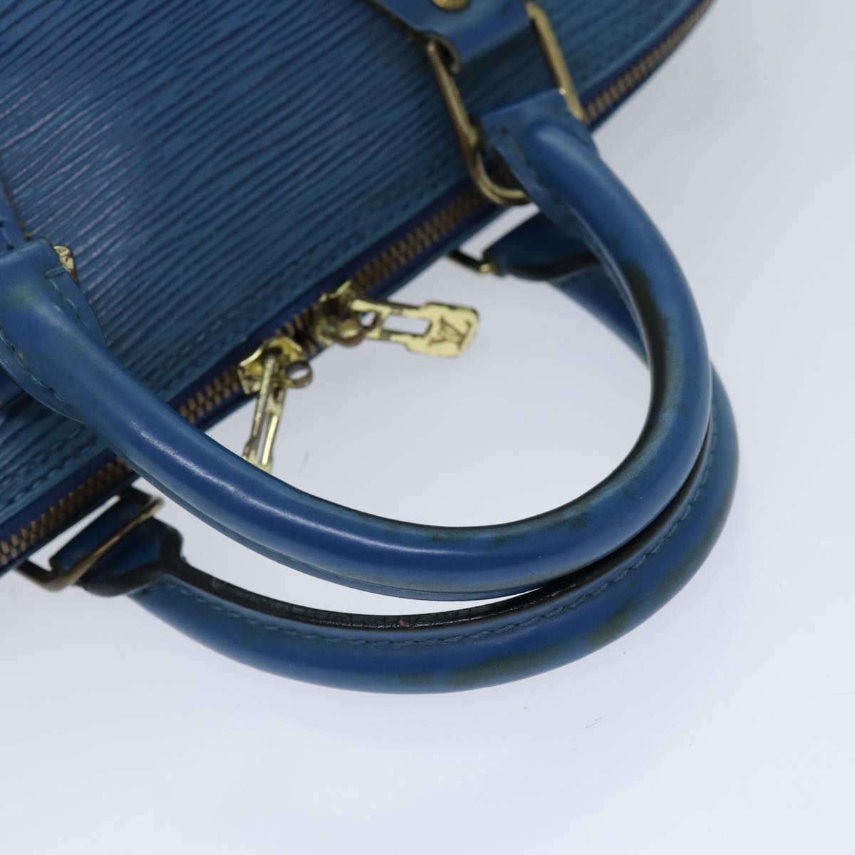 LOUIS VUITTON Epi Alma Hand Bag Toledo Blue M52145 LV 74269