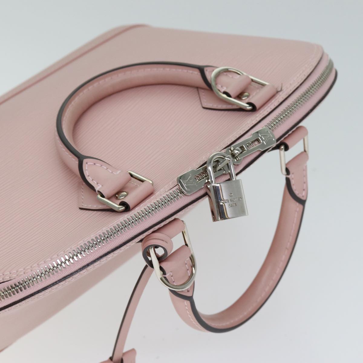 LOUIS VUITTON Epi Alma PM Hand Bag Rose Claire M41323 LV 74276A