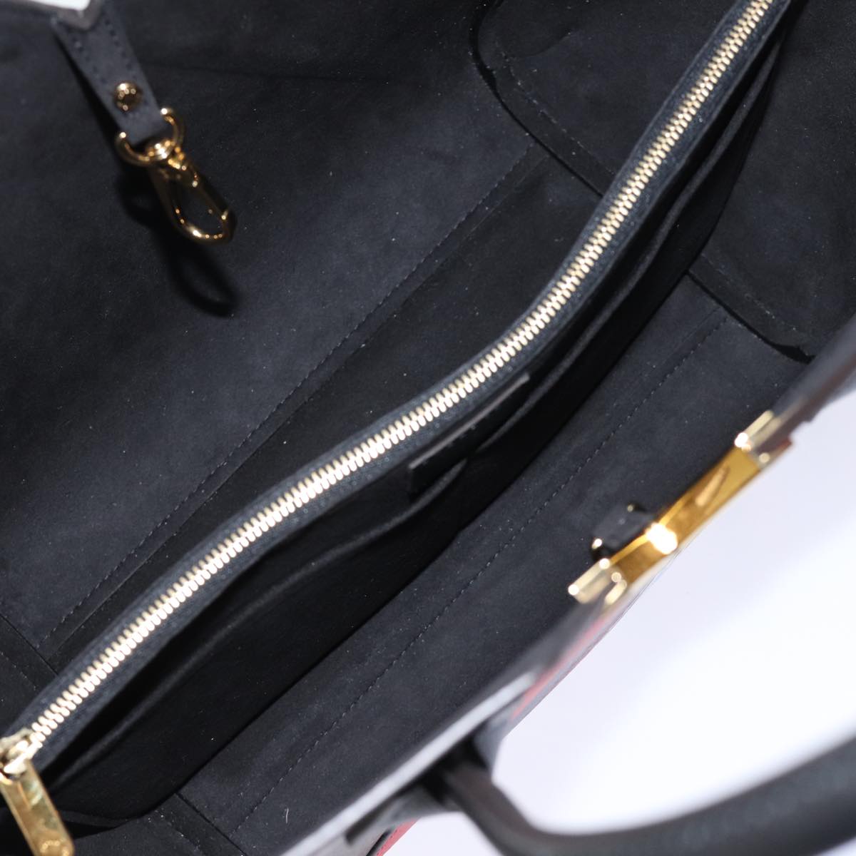 LOUIS VUITTON Monogram Kimono MM Tote Bag Red Navy M42850 LV 74277S