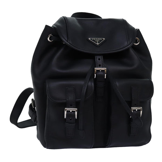 Luxury PradaBackpack Leather Black 74278A